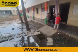 A lesson for children in a breathtaking place Davanagere