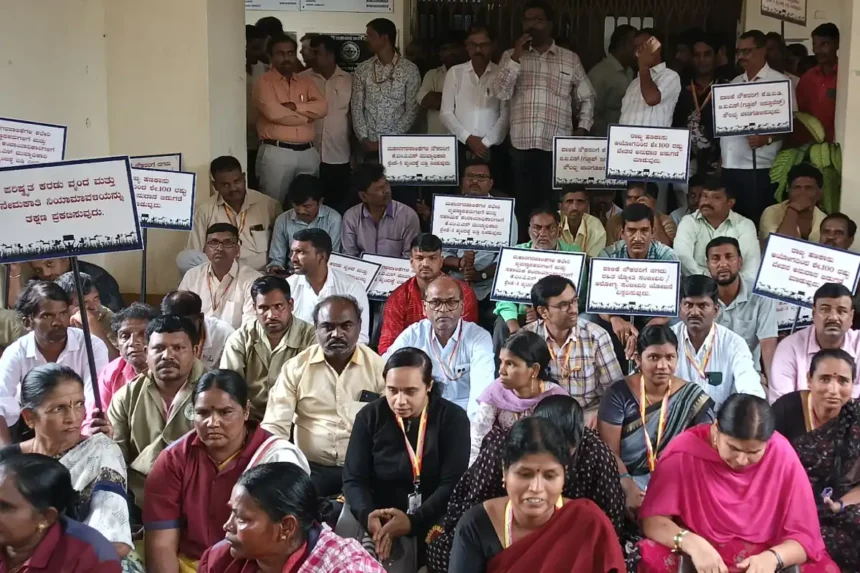 protest davanagere