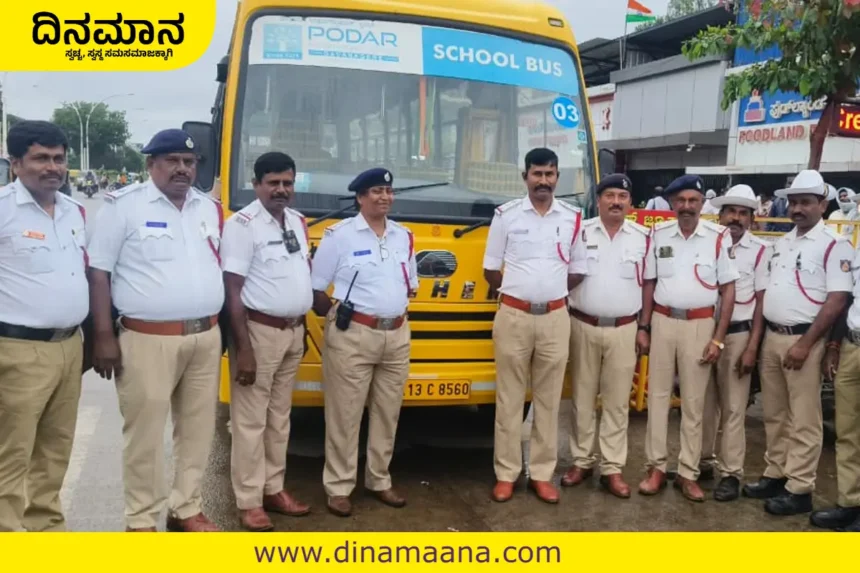 Traffic rule violation davanagere